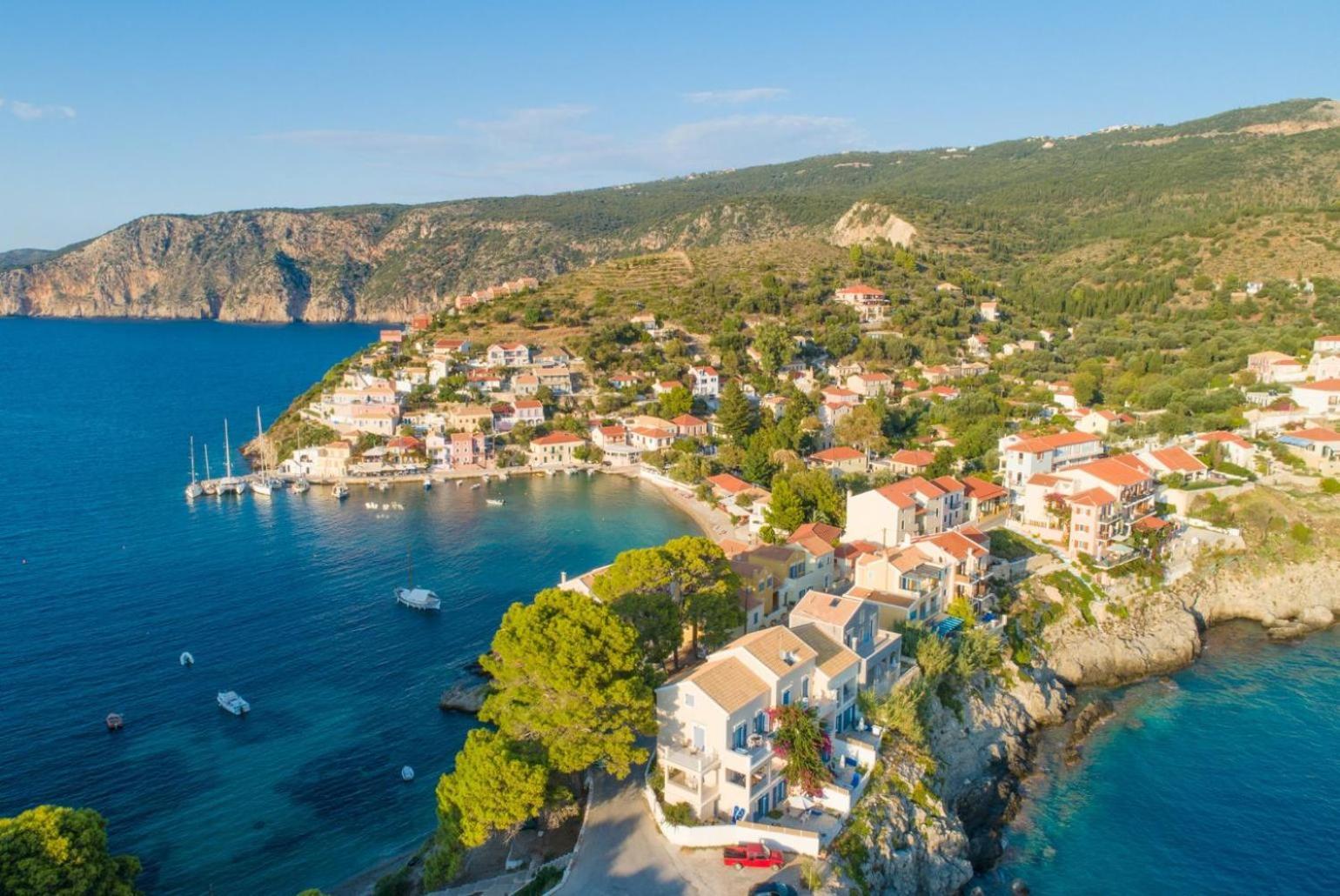 Skala Villa Blue Spathíon Zewnętrze zdjęcie
