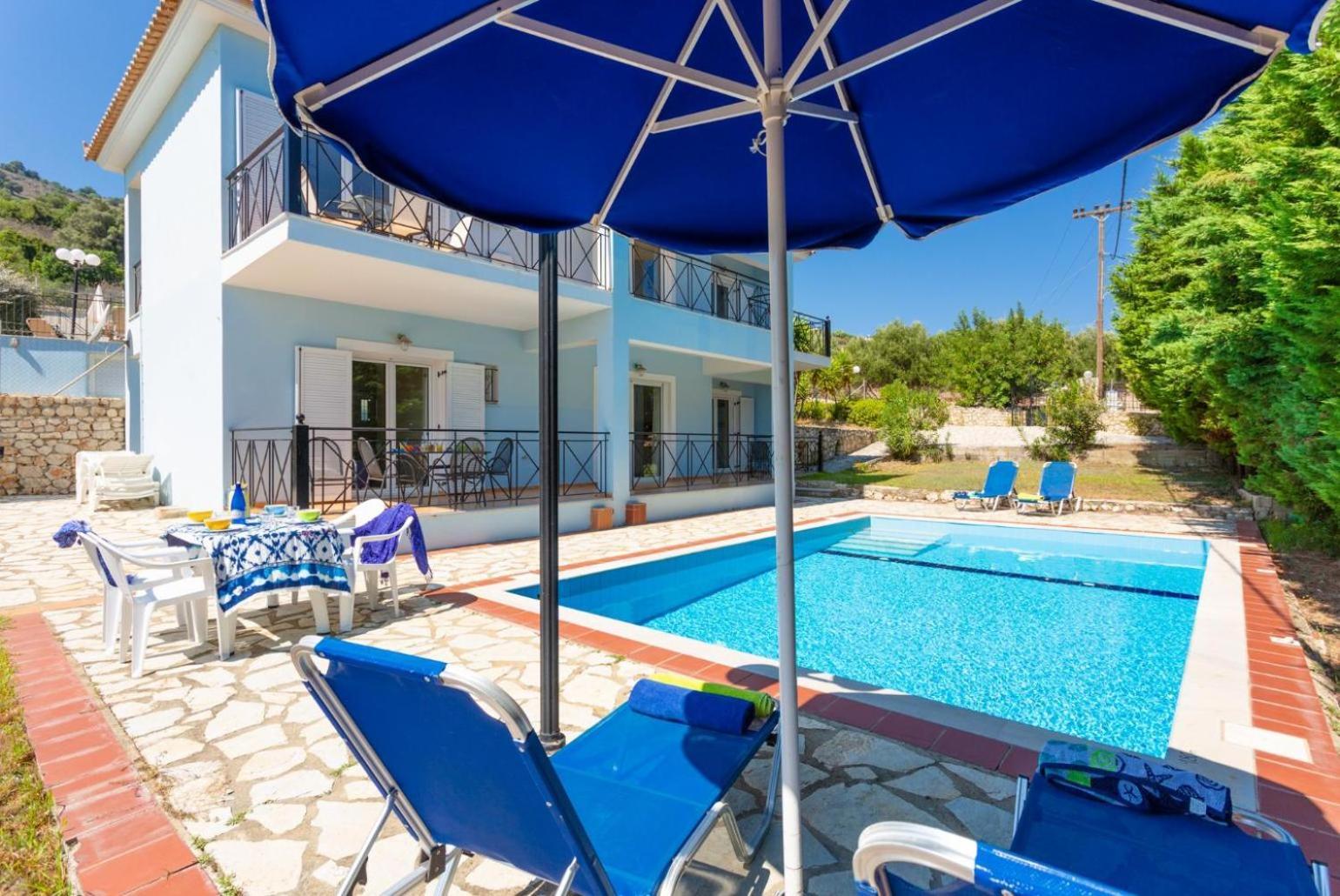 Skala Villa Blue Spathíon Zewnętrze zdjęcie