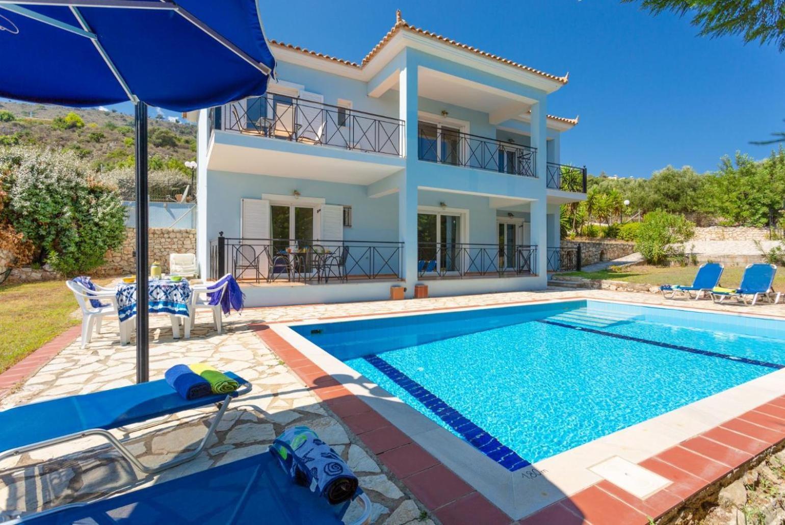 Skala Villa Blue Spathíon Zewnętrze zdjęcie